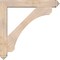 Ekena Millwork Legacy Arts and Crafts Smooth Bracket w/ Offset Brace, Douglas Fir, 7 1/2"W x 48"D x 48"H BKT0806X48X48LEC03SDF - alternate 2